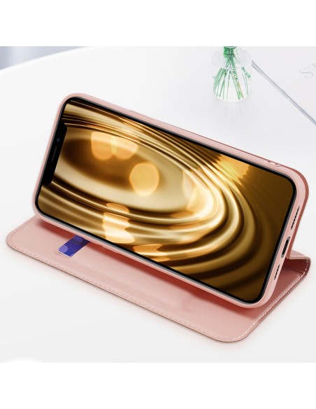 Dux Ducis Skin Pro dėklo dėklo dangtelis su atvartu iPhone 13 Pro auksinis