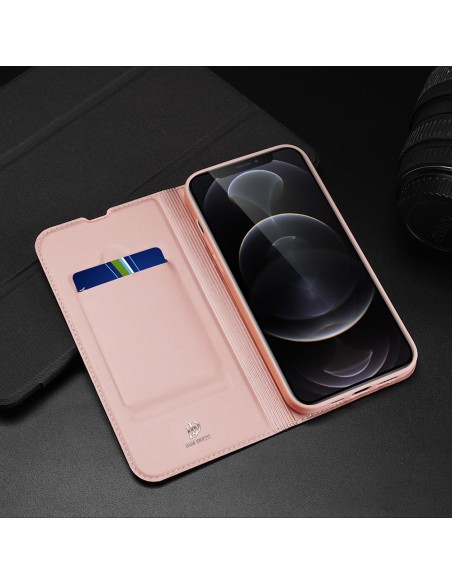 Dux Ducis Skin Pro dėklo dėklo dangtelis su atvartu iPhone 13 Pro auksinis