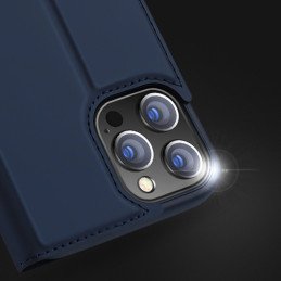 Dux Ducis Skin Pro dėklo dėklo dangtelis su atvartu iPhone 13 Pro Max mėlynas