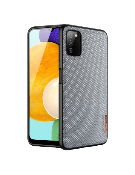 Dux Ducis Fino dėklo dangtelis, padengtas nailono medžiaga, skirtas Samsung Galaxy A03s pilkas Dux Ducis Fino dėklo dangtelis, padengtas nailono medžiaga, skirtas Samsung Galaxy A03s pilkas