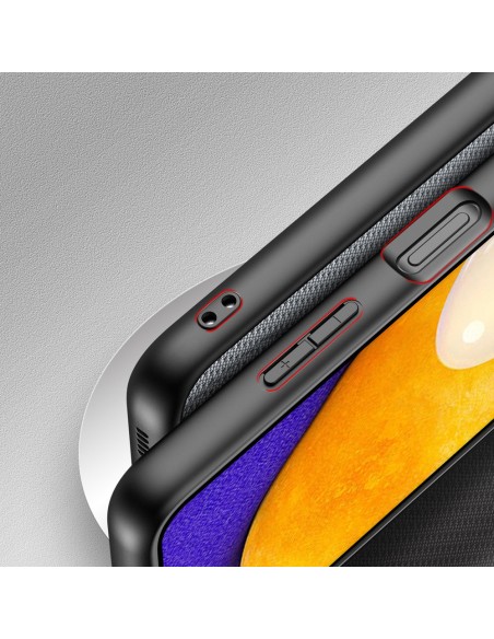 Dux Ducis Fino dėklo dangtelis, padengtas nailono medžiaga, skirtas Samsung Galaxy A03s pilkas Dux Ducis Fino dėklo dangtelis, padengtas nailono medžiaga, skirtas Samsung Galaxy A03s pilkas