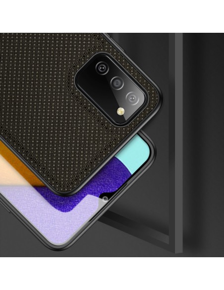 Dux Ducis Fino dėklo dangtelis, padengtas nailono medžiaga, skirtas Samsung Galaxy A03s žaliai Dux Ducis Fino dėklo dangtelis, padengtas nailono medžiaga, skirtas Samsung Galaxy A03s žaliai