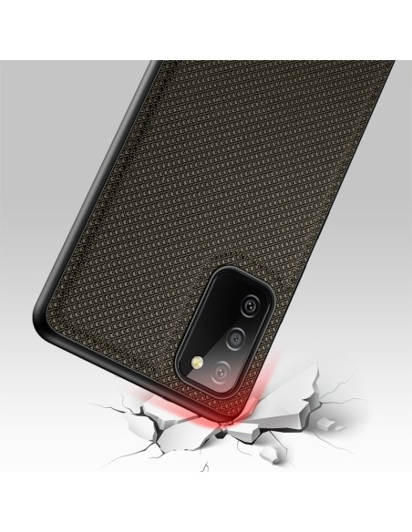 Dux Ducis Fino dėklo dangtelis, padengtas nailono medžiaga, skirtas Samsung Galaxy A03s žaliai Dux Ducis Fino dėklo dangtelis, padengtas nailono medžiaga, skirtas Samsung Galaxy A03s žaliai