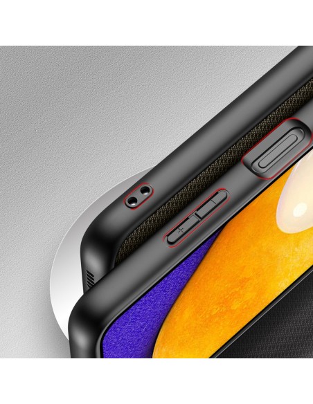 Dux Ducis Fino dėklo dangtelis, padengtas nailono medžiaga, skirtas Samsung Galaxy A03s žaliai Dux Ducis Fino dėklo dangtelis, padengtas nailono medžiaga, skirtas Samsung Galaxy A03s žaliai