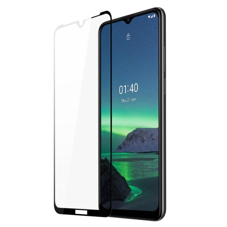 Dux Ducis 10D grūdintas stiklas, patvarus 9H grūdintas stiklas visam ekranui su rėmeliu, skirtu Nokia 1.4 skaidriam (tin... Dux Ducis 10D grūdintas stiklas, patvarus 9H grūdintas stiklas visam ekranui su rėmeliu, skirtu Nokia 1.4 skaidriam (tin...