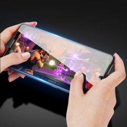 Dux Ducis 10D grūdintas stiklas, patvarus 9H grūdintas stiklas visam ekranui su rėmeliu, skirtu Nokia 1.4 skaidriam (tin...