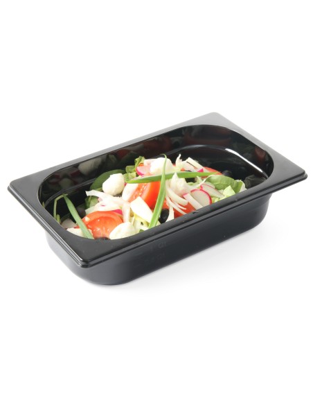 Juodo polikarbonato konteineris GN 1/3 H 100 mm - Hendi 862520