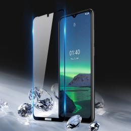 Dux Ducis 10D grūdintas stiklas, patvarus 9H grūdintas stiklas visam ekranui su rėmeliu, skirtu Nokia 1.4 skaidriam (tin...