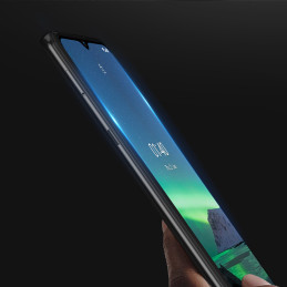 Dux Ducis 10D grūdintas stiklas, patvarus 9H grūdintas stiklas visam ekranui su rėmeliu, skirtu Nokia 1.4 skaidriam (tin...