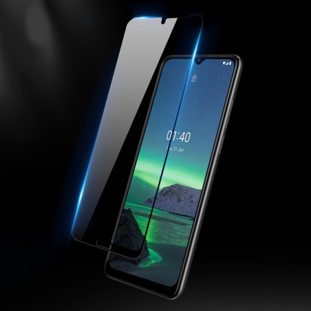 Dux Ducis 10D grūdintas stiklas, patvarus 9H grūdintas stiklas visam ekranui su rėmeliu, skirtu Nokia 1.4 skaidriam (tin... Dux Ducis 10D grūdintas stiklas, patvarus 9H grūdintas stiklas visam ekranui su rėmeliu, skirtu Nokia 1.4 skaidriam (tin...