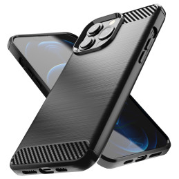 Carbon Case lankstus dangtelis iPhone 13 Pro Max juodas