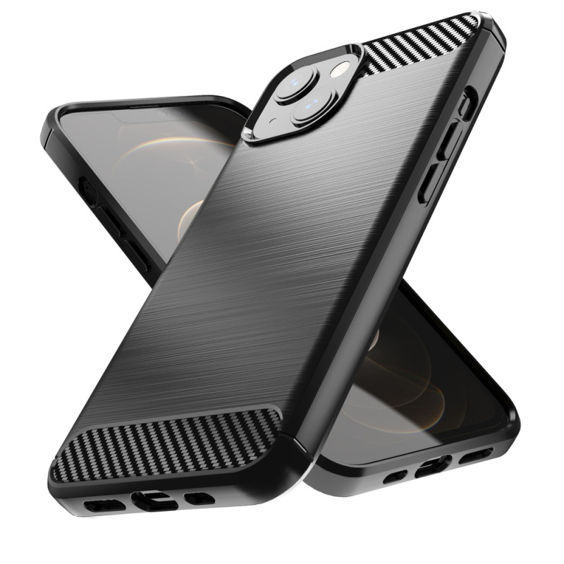 Carbon Case lankstus dangtelis iPhone 13 mini juodas