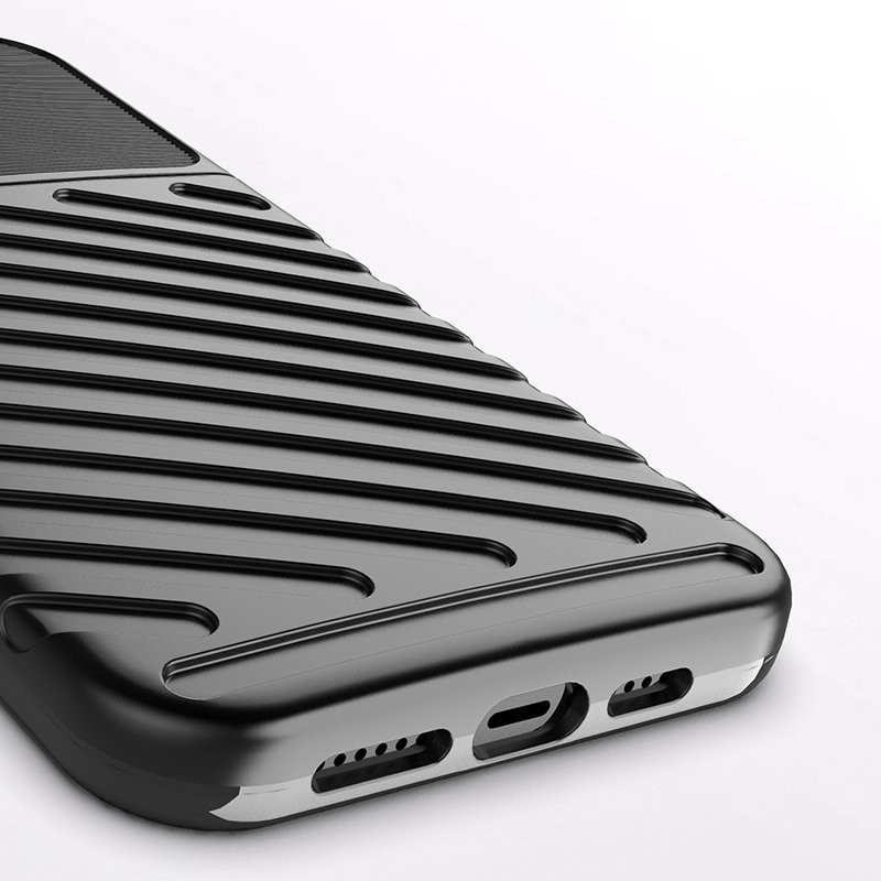 Thunder Case, lankstus šarvuotas dėklas, dangtelis iPhone 13 Pro Max, žalias
