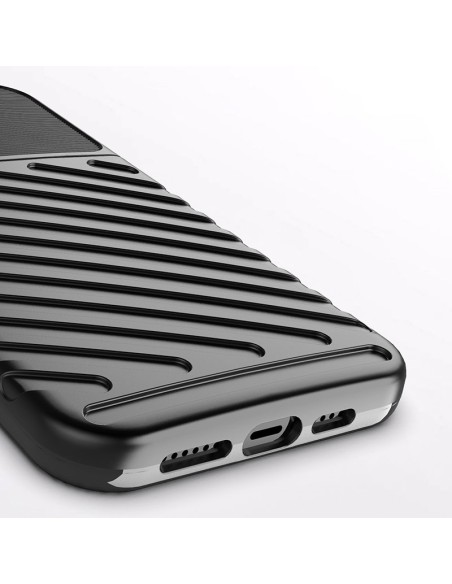 Thunder Case, lankstus šarvuotas dėklas, dangtelis iPhone 13 Pro Max, mėlynas