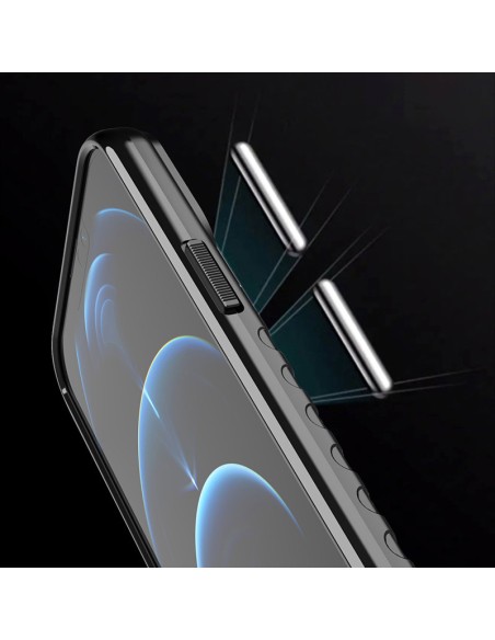 Thunder Case, lankstus šarvuotas dėklas, dangtelis iPhone 13 Pro Max, juodas