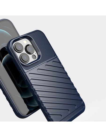 Thunder Case, lankstus šarvuotas dėklas, dangtelis iPhone 13 Pro, žalias