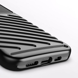 Thunder Case, lankstus šarvuotas dėklas, dangtelis iPhone 13 Pro, juodas