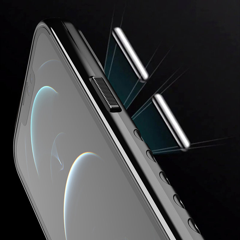 Thunder Case, lankstus šarvuotas dėklas, dangtelis iPhone 13 Pro, juodas
