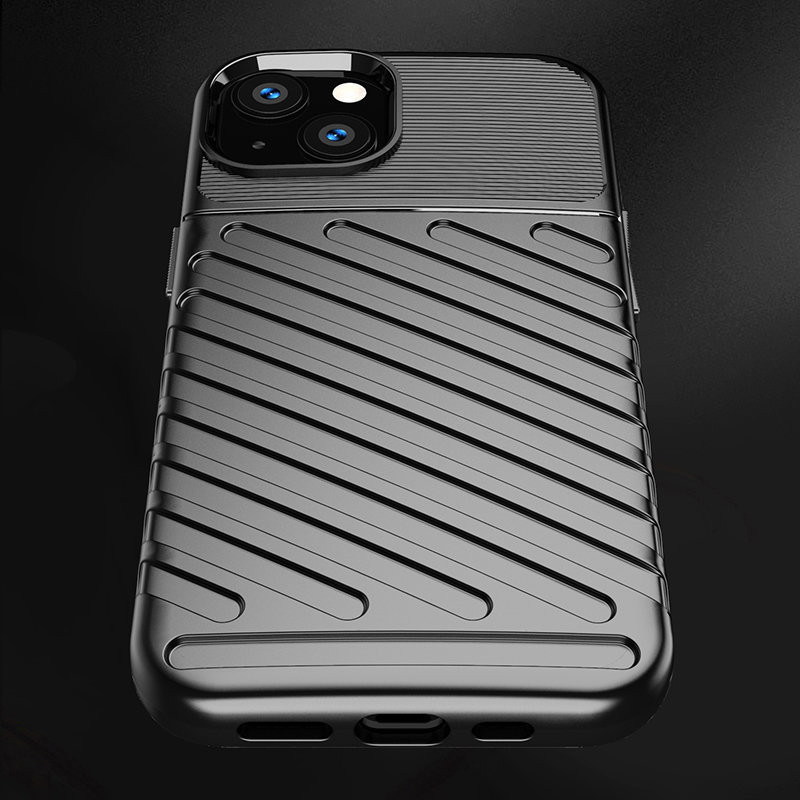Thunder Case, lankstus šarvuotas dėklas, dangtelis iPhone 13, žalias