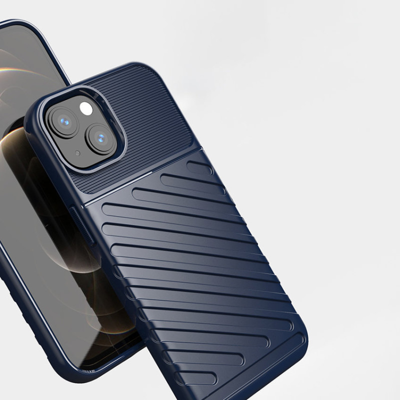 Thunder Case, lankstus šarvuotas dėklas, dangtelis iPhone 13, žalias