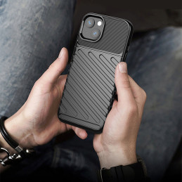 Thunder Case, lankstus šarvuotas dėklas, dangtelis iPhone 13, žalias