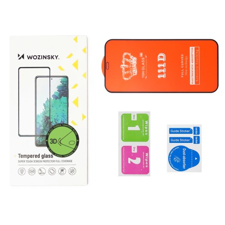 Wozinsky Super patvarus grūdintas stiklas, klijuojamas viso ekrano dangtelis su rėmeliu patogiu dėklu iPhone 13 mini juo... Wozinsky Super patvarus grūdintas stiklas, klijuojamas viso ekrano dangtelis su rėmeliu patogiu dėklu iPhone 13 mini juo...