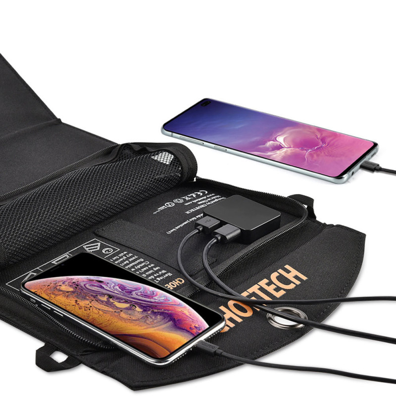 Saulės įkroviklis saulės USB sulankstomas 19W...