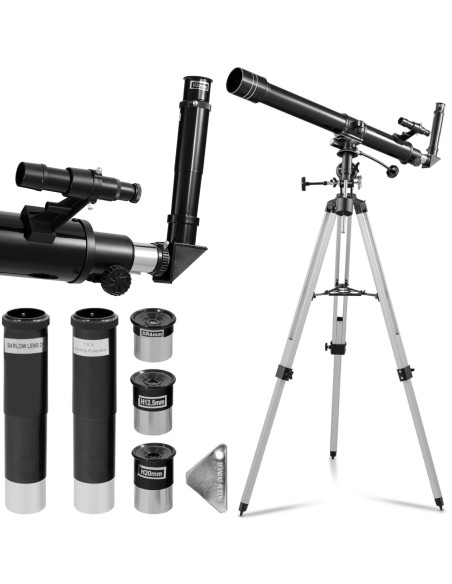 Astronominis refraktorinis teleskopas, skirtas 900 mm skersmens žvaigždžių stebėjimui. 70 mm Astronominis refraktorinis teleskopas, skirtas 900 mm skersmens žvaigždžių stebėjimui. 70 mm