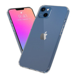 Ultra Clear 0,5 mm iPhone 13 Pro gelio dėklo dangtelis skaidrus