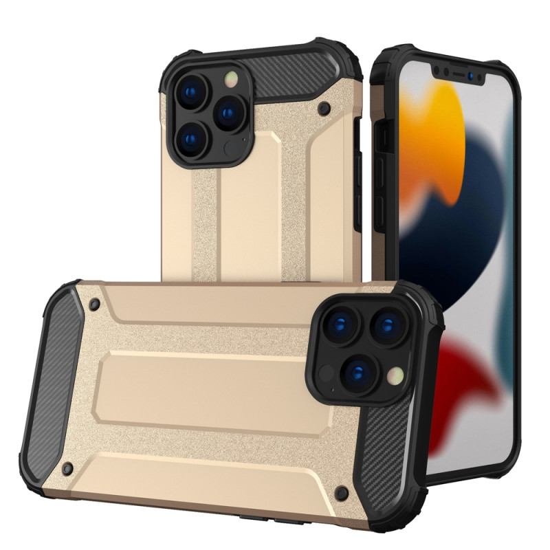 Hybrid Armor šarvuotas hibridinis dėklo dangtelis skirtas iPhone 13 Pro gold Hybrid Armor šarvuotas hibridinis dėklo dangtelis skirtas iPhone 13 Pro gold