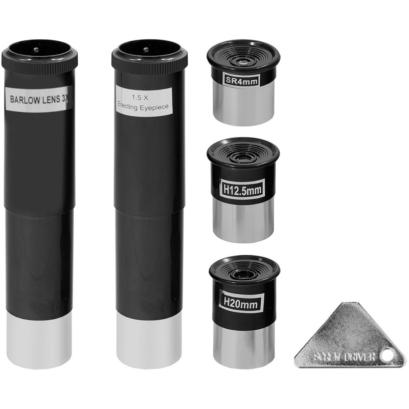 Astronominis refraktorinis teleskopas, skirtas 900 mm skersmens žvaigždžių stebėjimui. 70 mm