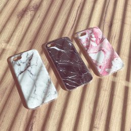 Wozinsky Marble gelio dėklo marmurinis dangtelis, skirtas Xiaomi Redmi Note 10 Pro juodas
