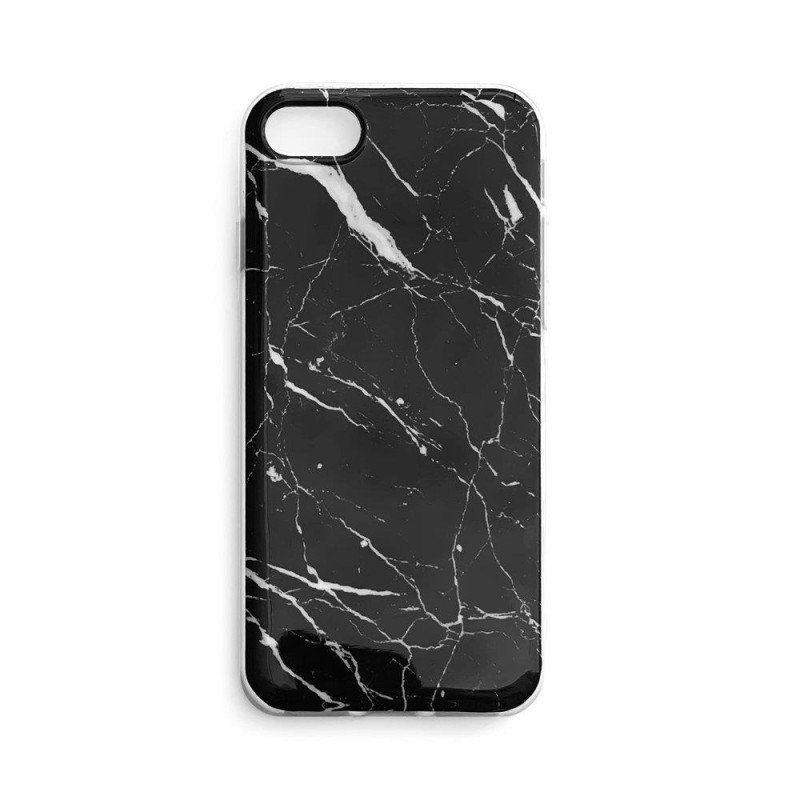 Wozinsky Marble gelio dėklas marmurinis dangtelis iPhone 13 mini juodas