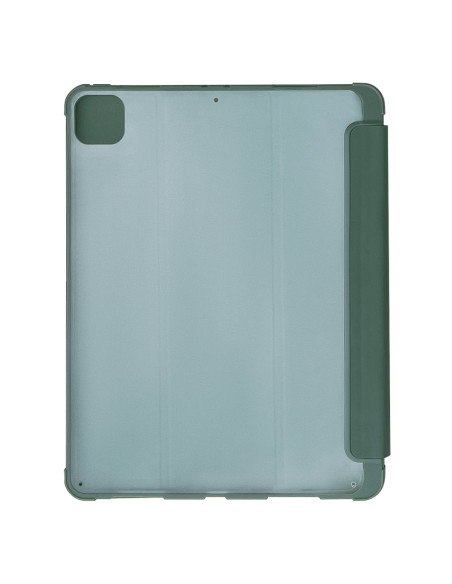 Stovo planšetinio kompiuterio dėklas išmanusis dangtelis, skirtas iPad Pro 12,9 colių 2021 m. su stovo funkcija žalia Stovo planšetinio kompiuterio dėklas išmanusis dangtelis, skirtas iPad Pro 12,9 colių 2021 m. su stovo funkcija žalia