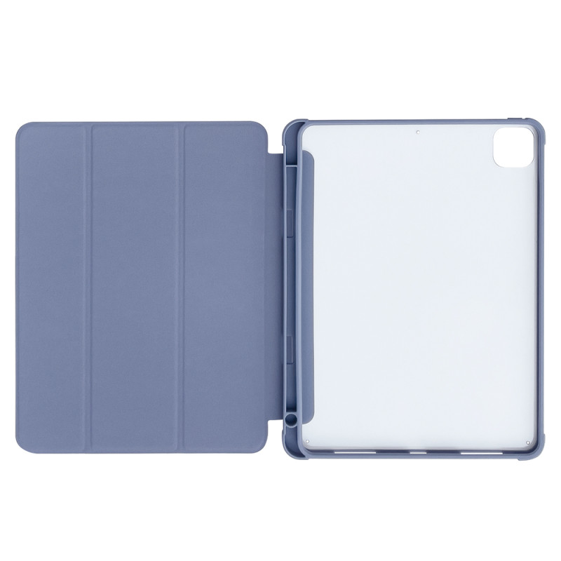 Stovo planšetinio kompiuterio dėklas Smart Cover iPad Pro 11& 39 & 39 2021 su stovo funkcija tamsiai mėlyna