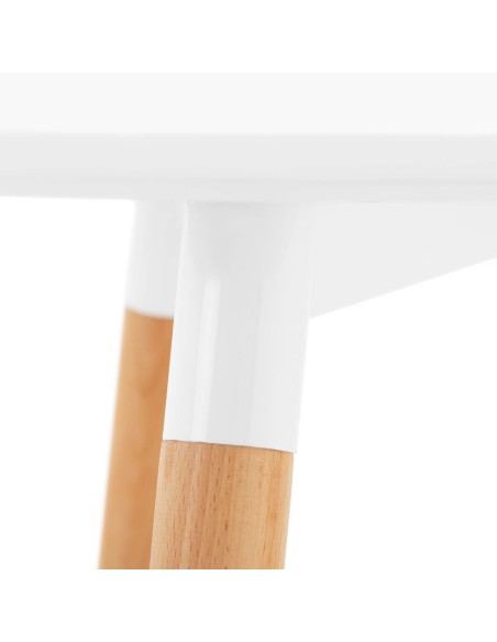 Stalas Skandinaviškas stalas svetainės biurui modernus apvalus sk. 60cm aukštis 67cm