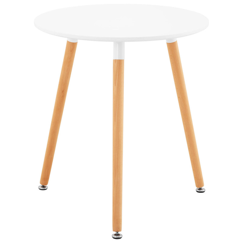 Stalas Skandinaviškas stalas svetainės biurui modernus apvalus sk. 60cm aukštis 67cm