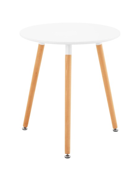 Stalas Skandinaviškas stalas svetainės biurui modernus apvalus sk. 60cm aukštis 67cm