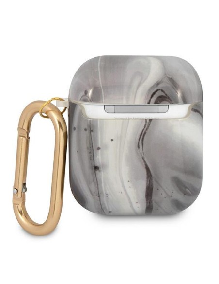 Guess Marble Collection dėklas, skirtas AirPods 1/ 2 – pilkas Guess Marble Collection dėklas, skirtas AirPods 1/ 2 – pilkas