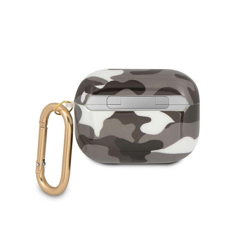 Guess Camo Collection dėklas, skirtas AirPods Pro - juodas
