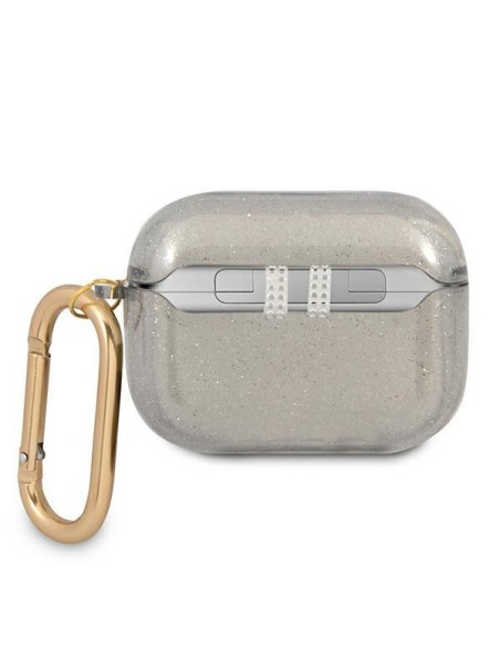 Guess Glitter Collection dėklas, skirtas AirPods Pro - juodas Guess Glitter Collection dėklas, skirtas AirPods Pro - juodas