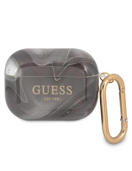 Guess Marble Collection dėklas, skirtas AirPods Pro – pilkas Guess Marble Collection dėklas, skirtas AirPods Pro – pilkas