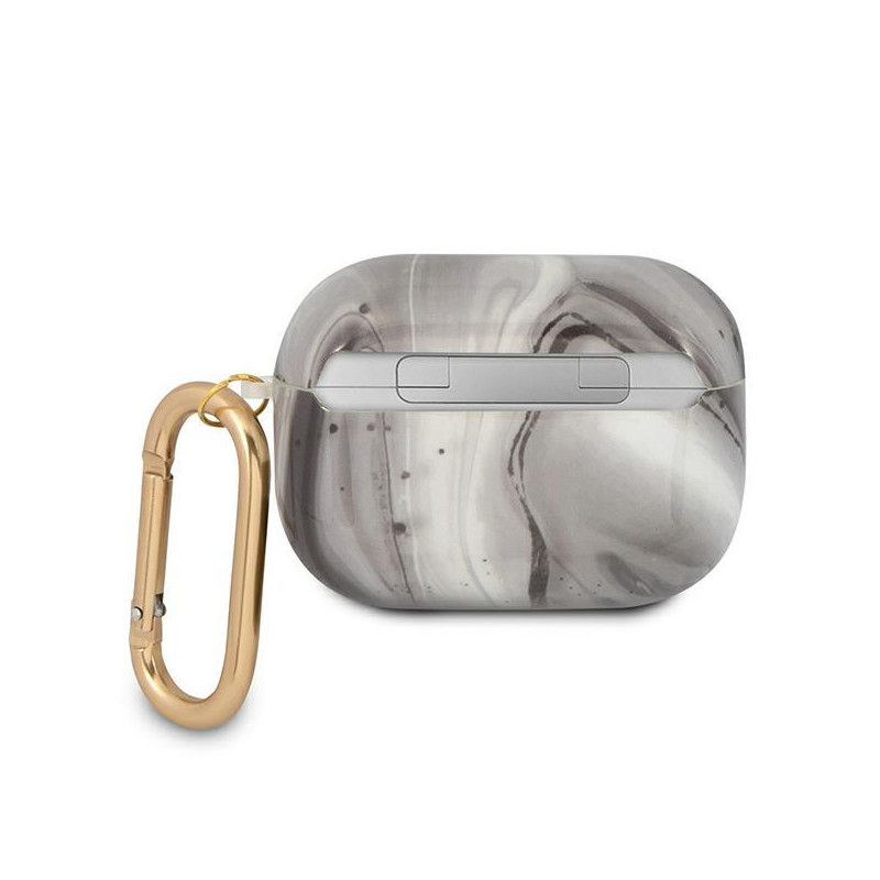 Guess Marble Collection dėklas, skirtas AirPods Pro – pilkas