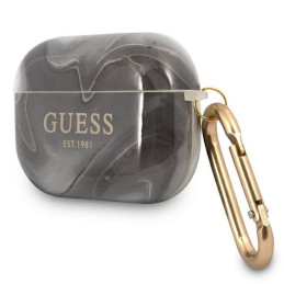 Guess Marble Collection dėklas, skirtas AirPods Pro – pilkas