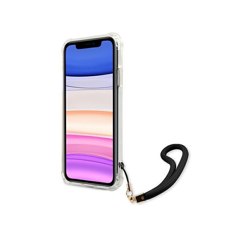 Guess Camo Collection dėklas, skirtas iPhone 11 / Xr - juodas