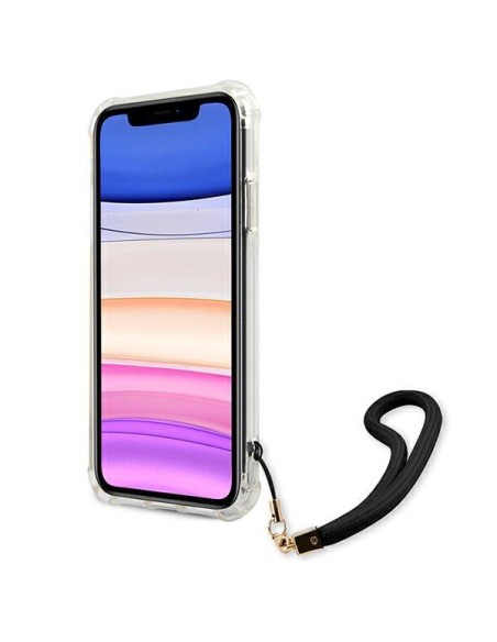 Guess Camo Collection dėklas, skirtas iPhone 11 / Xr - juodas Guess Camo Collection dėklas, skirtas iPhone 11 / Xr - juodas