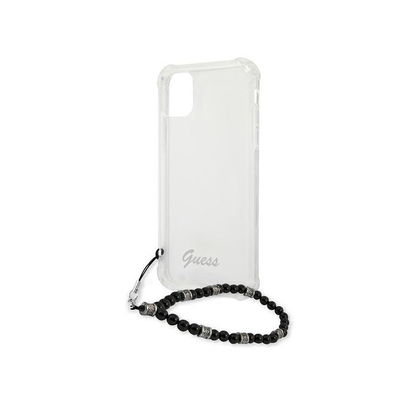Guess Black Pearl dėklas, skirtas iPhone 12 Pro Max - skaidrus