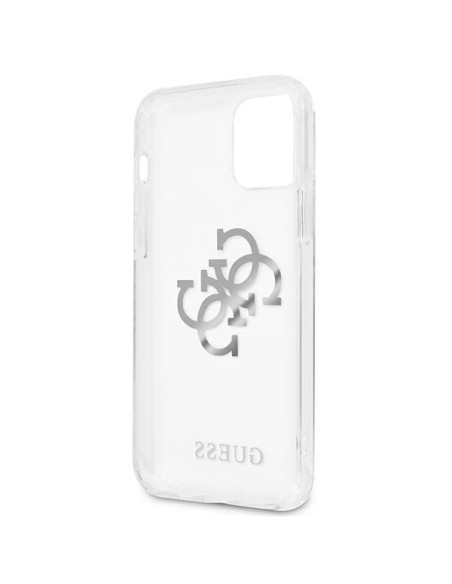 Guess 4G Silver Charms Collection dėklas, skirtas iPhone 12 Pro Max - skaidrus Guess 4G Silver Charms Collection dėklas, skirtas iPhone 12 Pro Max - skaidrus