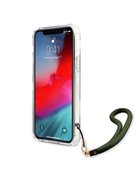 Guess Camo Collection dėklas, skirtas iPhone 12 Pro Max - žalias Guess Camo Collection dėklas, skirtas iPhone 12 Pro Max - žalias