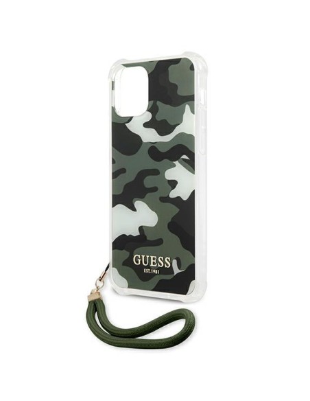 Guess Camo Collection dėklas, skirtas iPhone 12 Pro Max - žalias Guess Camo Collection dėklas, skirtas iPhone 12 Pro Max - žalias